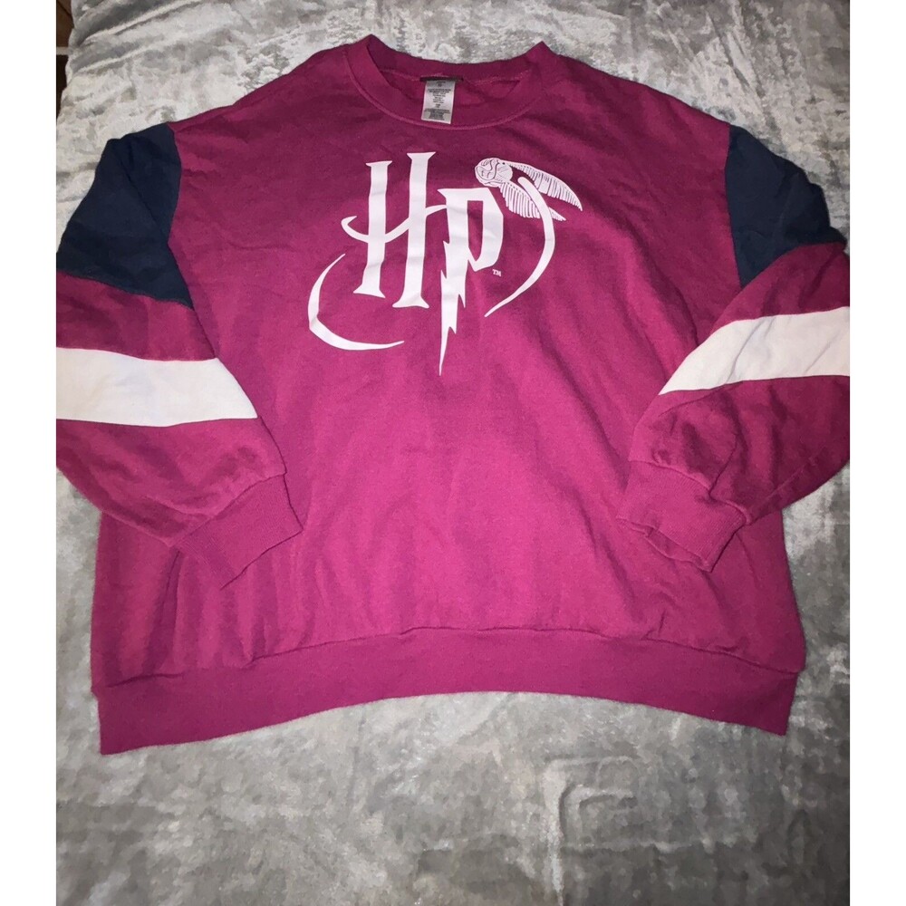 Harry Potter Wizarding World Long Sleeve Color Block Sweater Size XXG (19)
